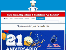 Tablet Screenshot of panlafamilia.com.mx